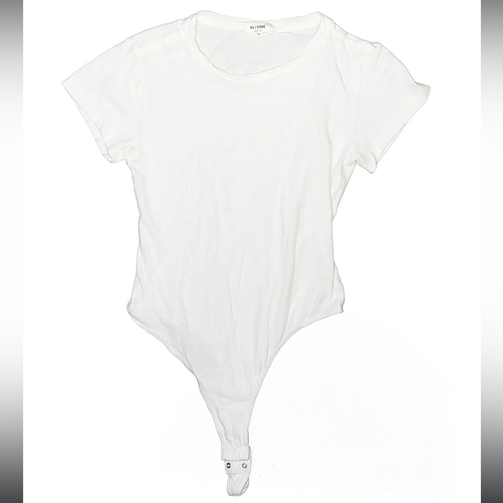 White Short Sleeve Bodysuit